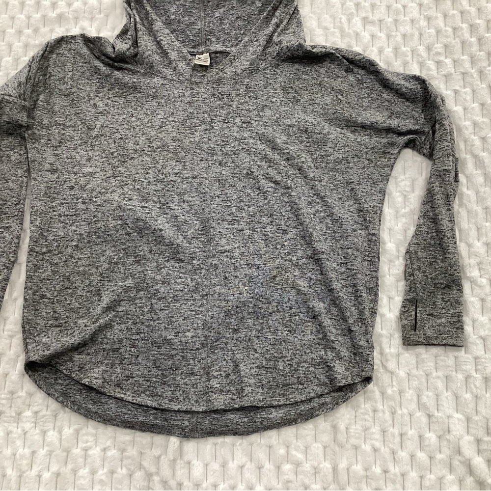 Old Navy Active Heathered Gray Hoodie size medium #18